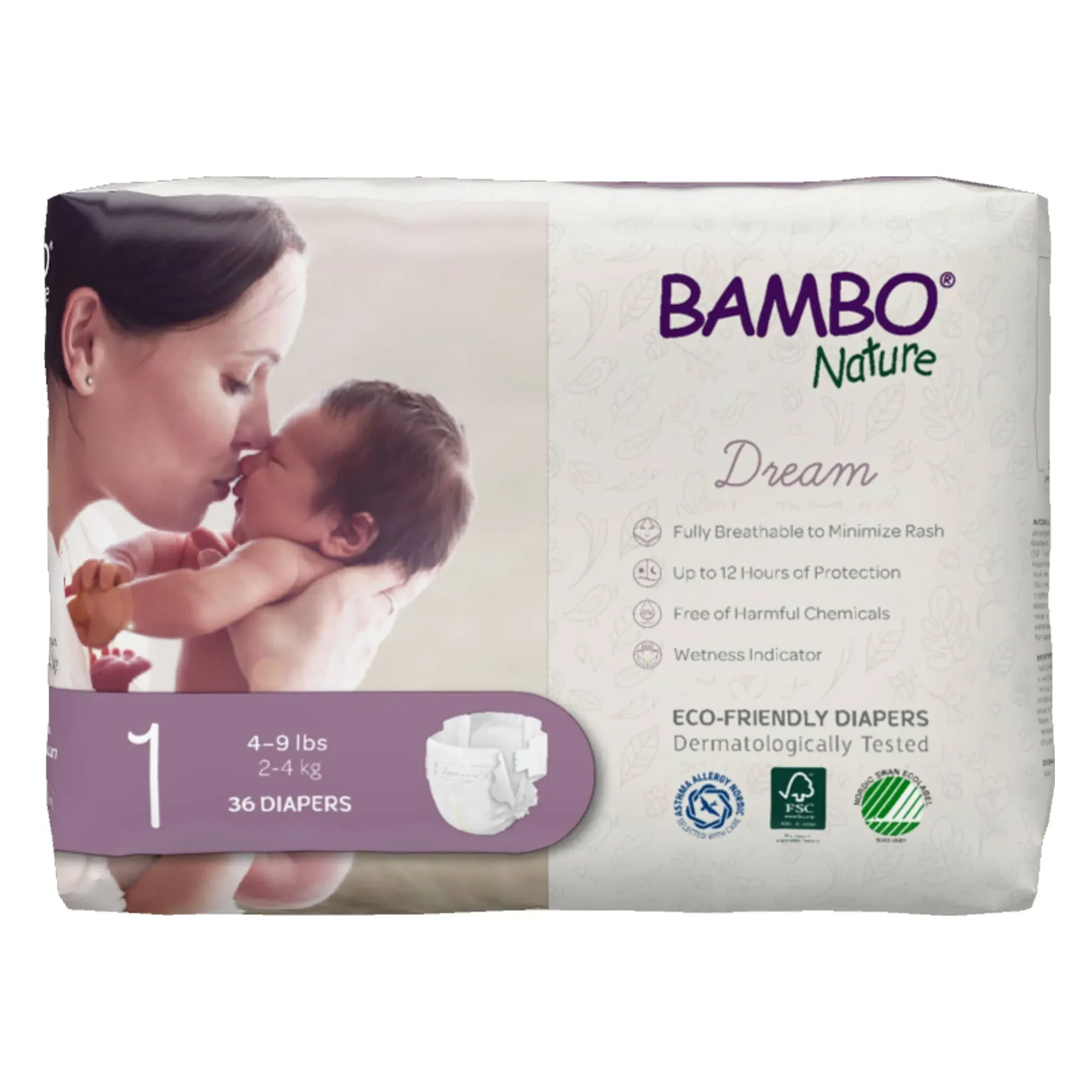 Bambo Nature Baby Diapers Size 1