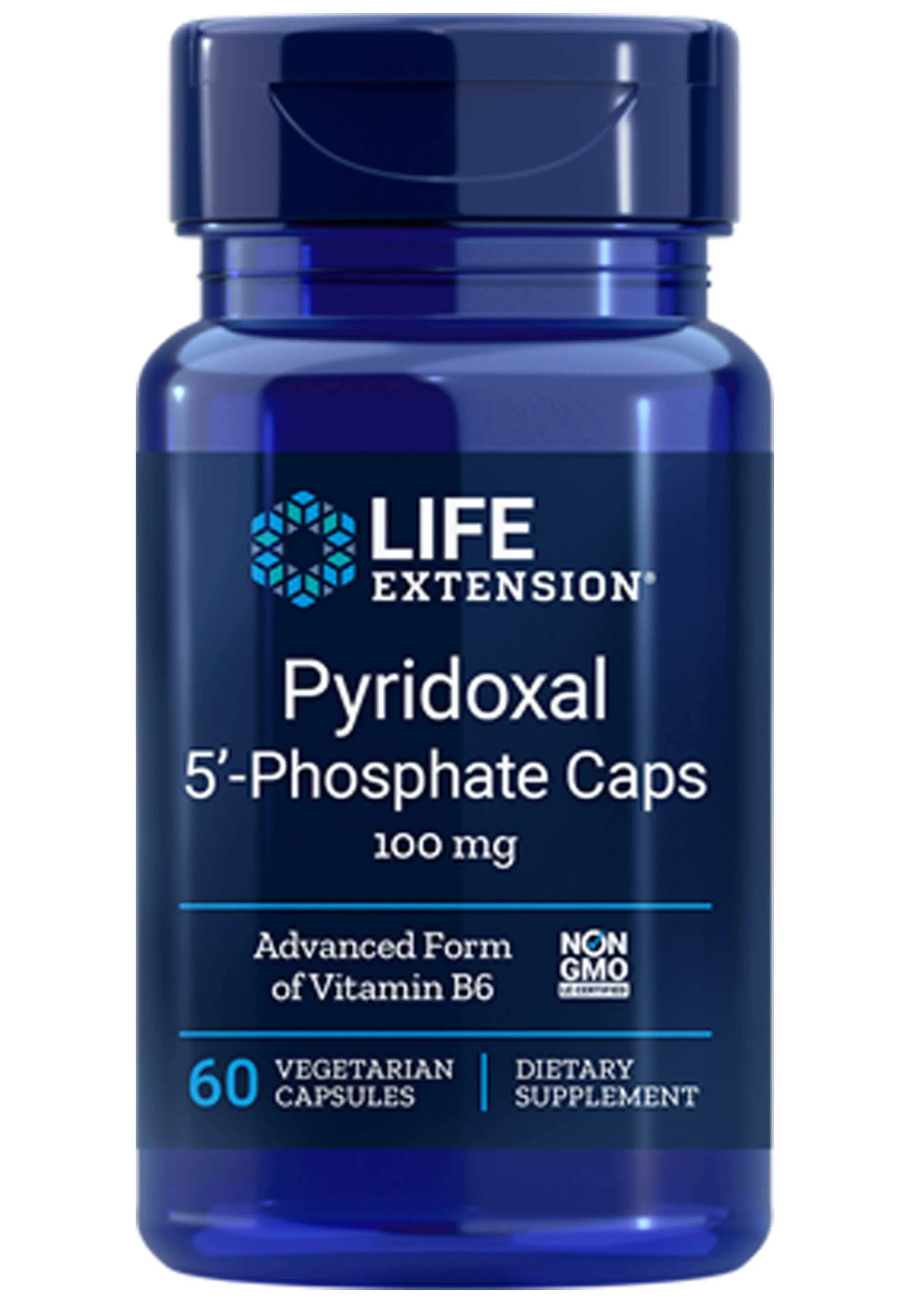 Life Extension Pyridoxal 5'-Phosphate Caps 100 mg - 60 Capsules