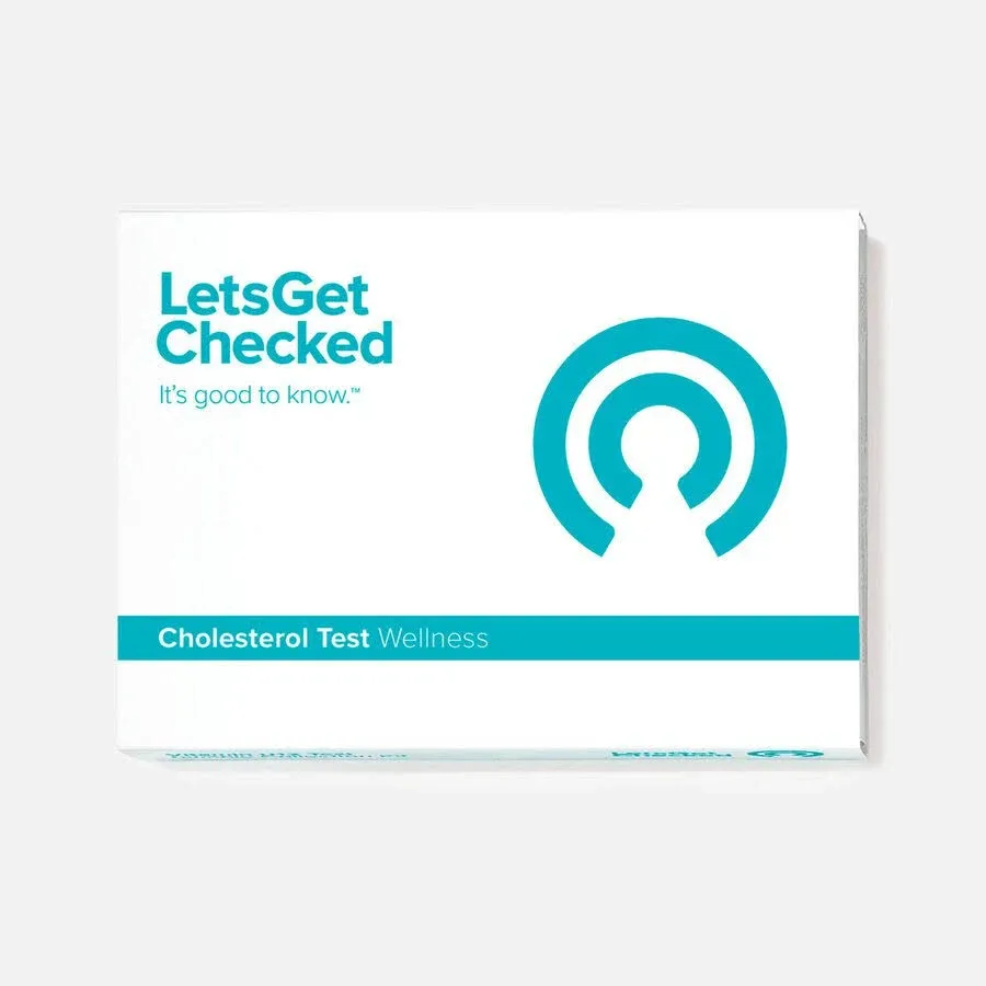 Cholesterol Test by LetsGetChecked | Including Lipoprotein(a) | Home Sample Collection Kit | Online Results in Approx 2-5 Days