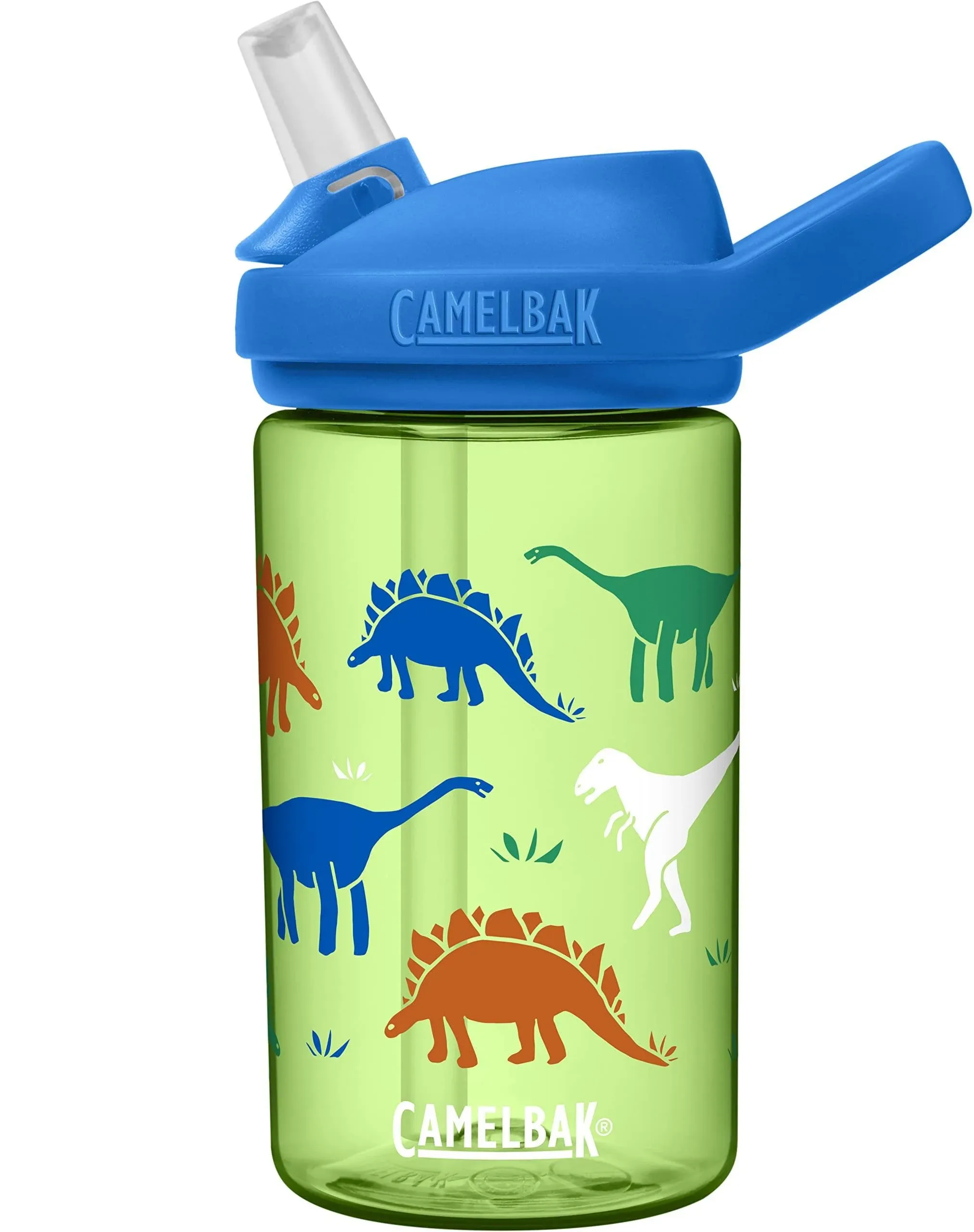 CamelBak Eddy+ 14oz Kids Water Bottle with Tritan Renew – Straw Top, Leak-Proof When Closed