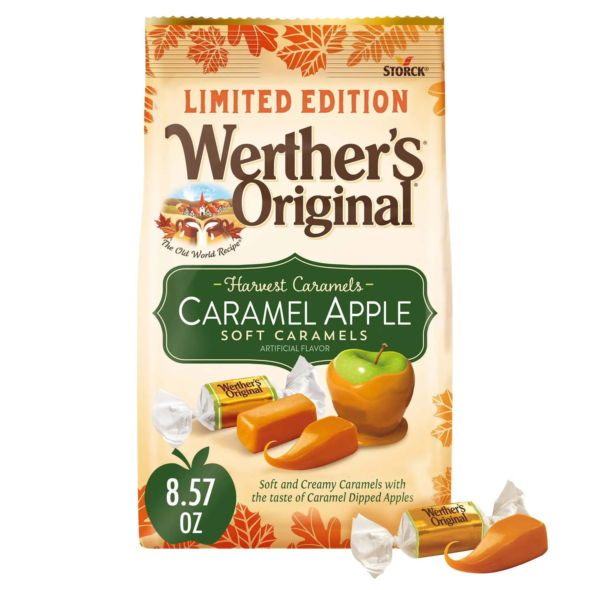 Perfect Fall Candy Treat Caramel Apple Soft Harvest Caramels