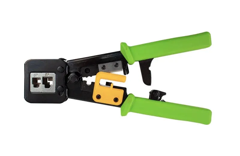 Crimper for Shielded Feed Through Connectors