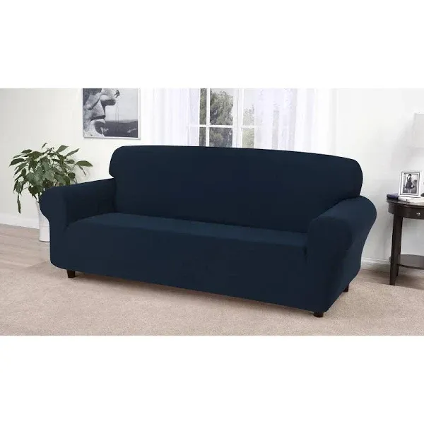 Madison Jersey Sofa slipcover, Navy