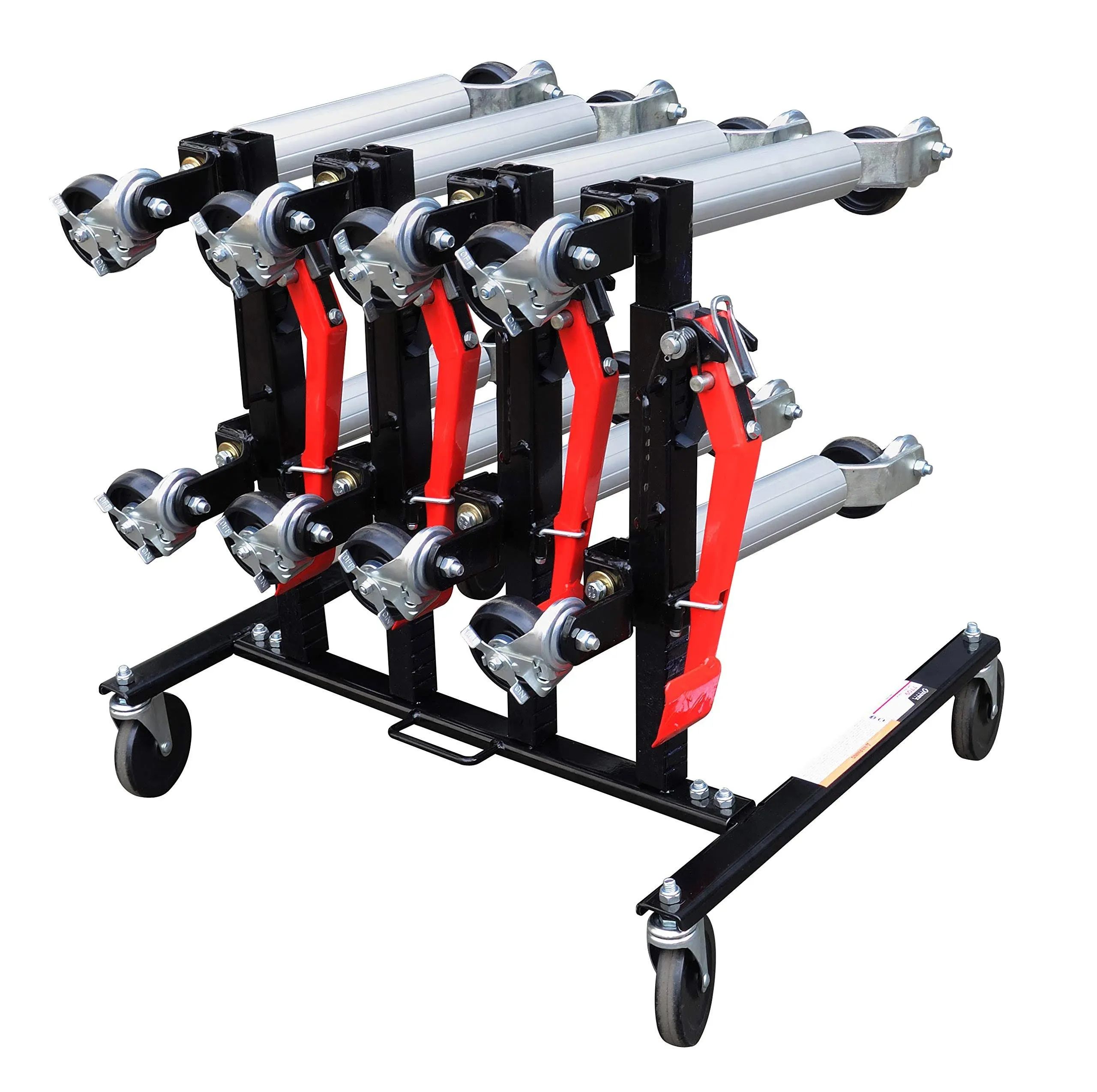 Sunex 7709 Car Wheel Dolly Storage Rack 4-Dolly Capacity New Free Shipping USA