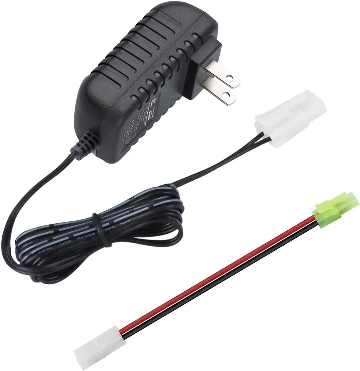 2.4V 7.2V 9.6V  Airsoft NIMH 2-10S Battery Pack RC Charger with Tamiya Connector