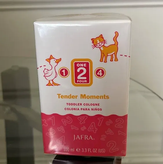 Jafra Tender Moments Toddler 1-2-4 Baby Cologne  3.3 Fl oz