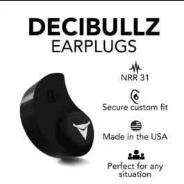 DECIBULLZ Blue Custom Molded Earplugs