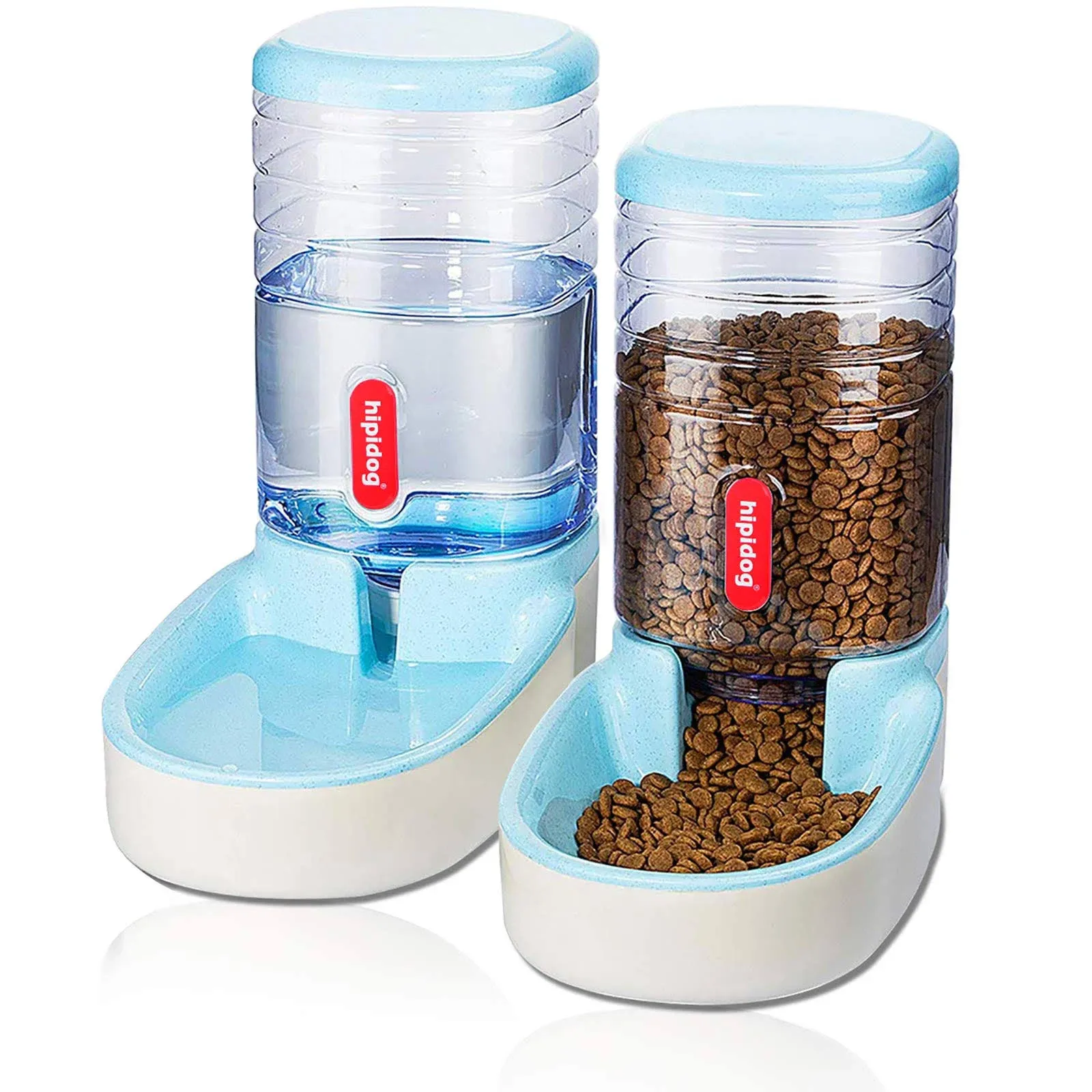 Automatic Pet Feeder Small&amp;Medium Pets Automatic Food Feeder and Waterer Set 3.8