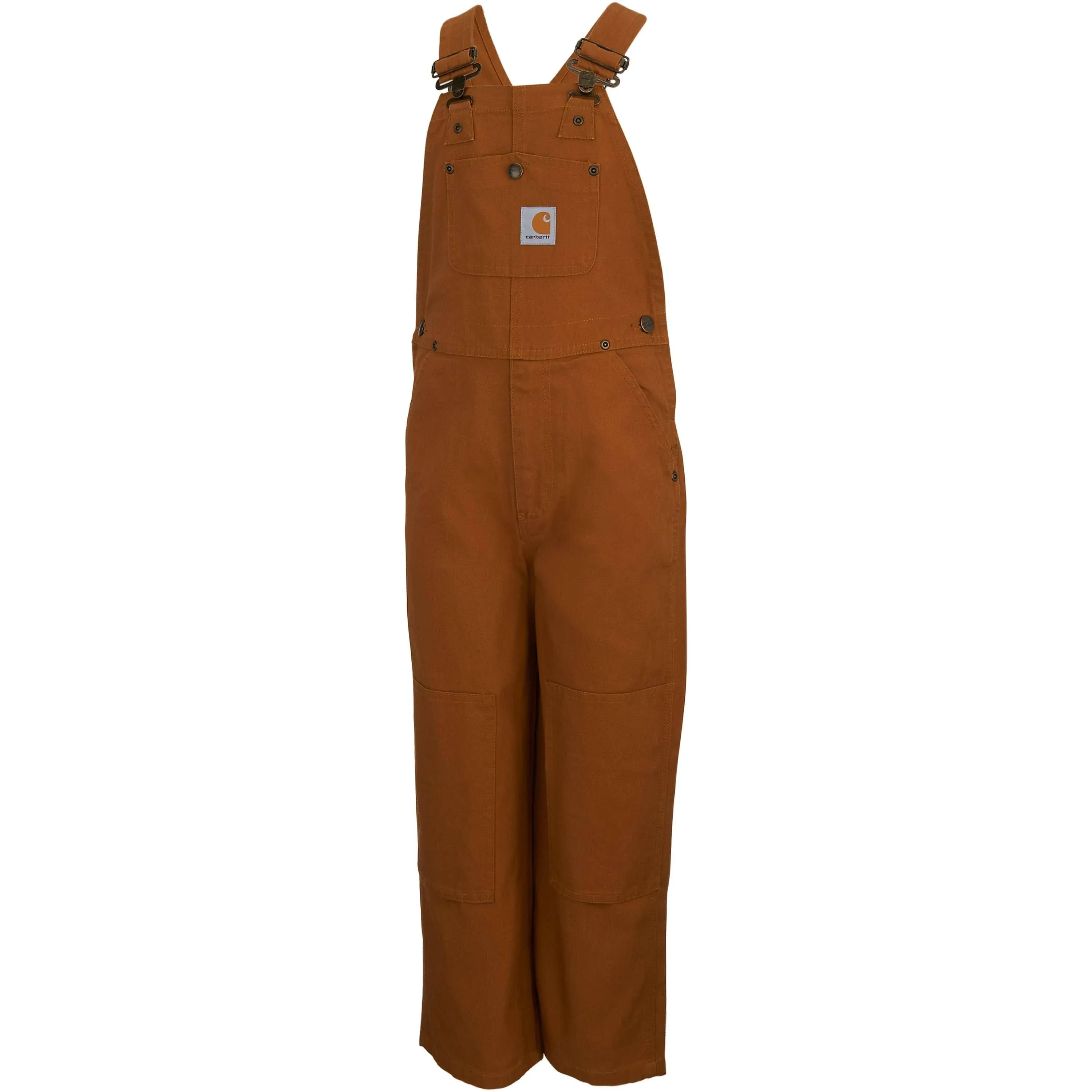 Carhartt Washed Duck Bib Overall - Boys' Carhartt Brown, 12