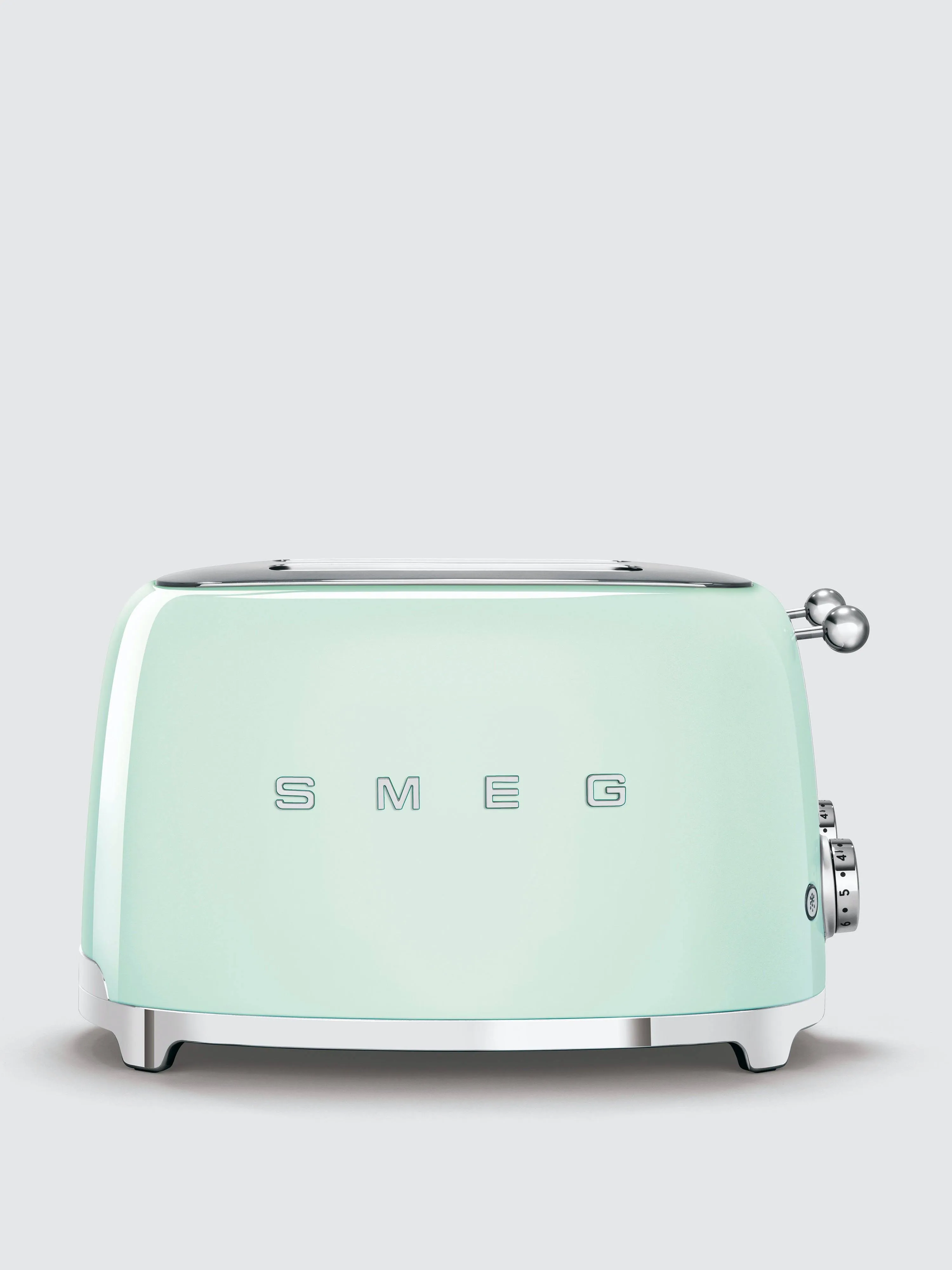 Smeg TSF01CRUS 50's Retro Style Toaster Bundle with Bamboo Tongs - (Cream) 2 Slice