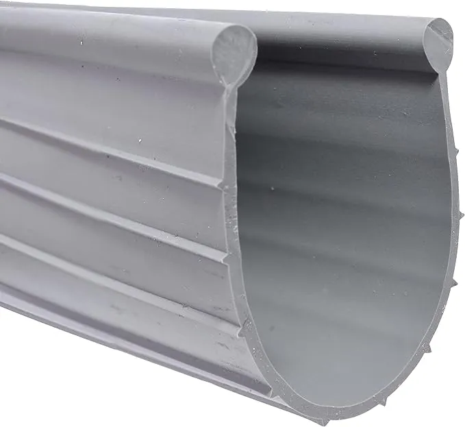 Garage Door Weather Stripping – Round Bead - Gray (9')