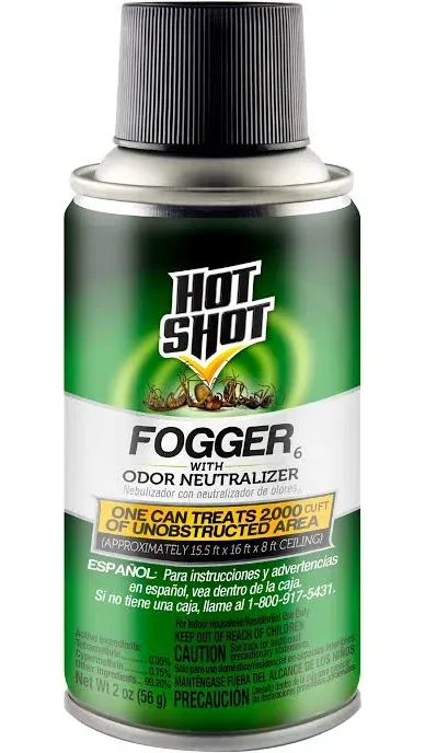 Hot Shot Fogger 6 with Odor Neutralizer, 6 Count, 2 oz.