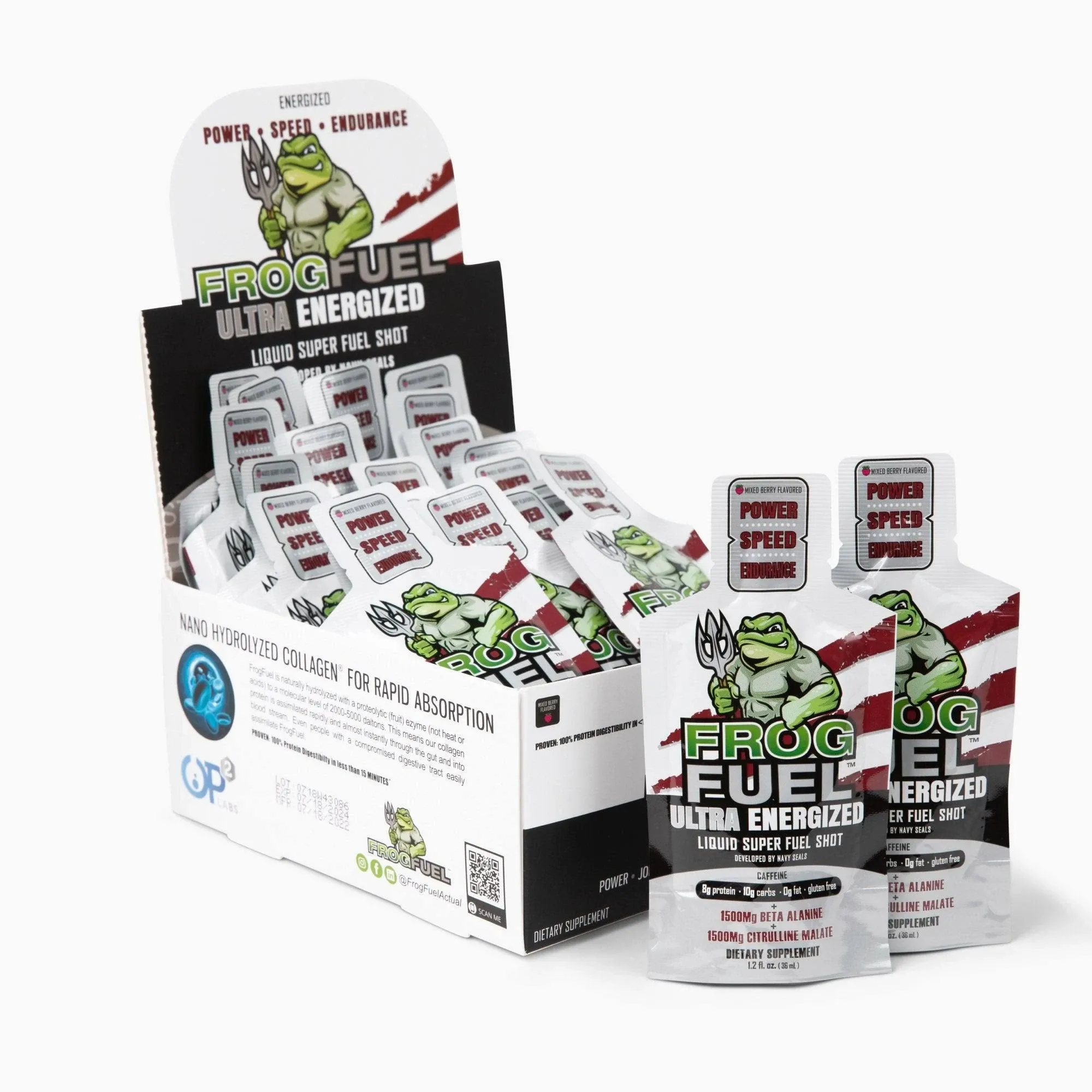 FrogFuel Fuel for Outperformance, Super-Concentrated, Ultra, Mixed Berry Flavored ...