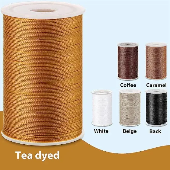 6 Rolls Strong Upholstery Thread High Strength Sewing Waxed Thread with Hand STI