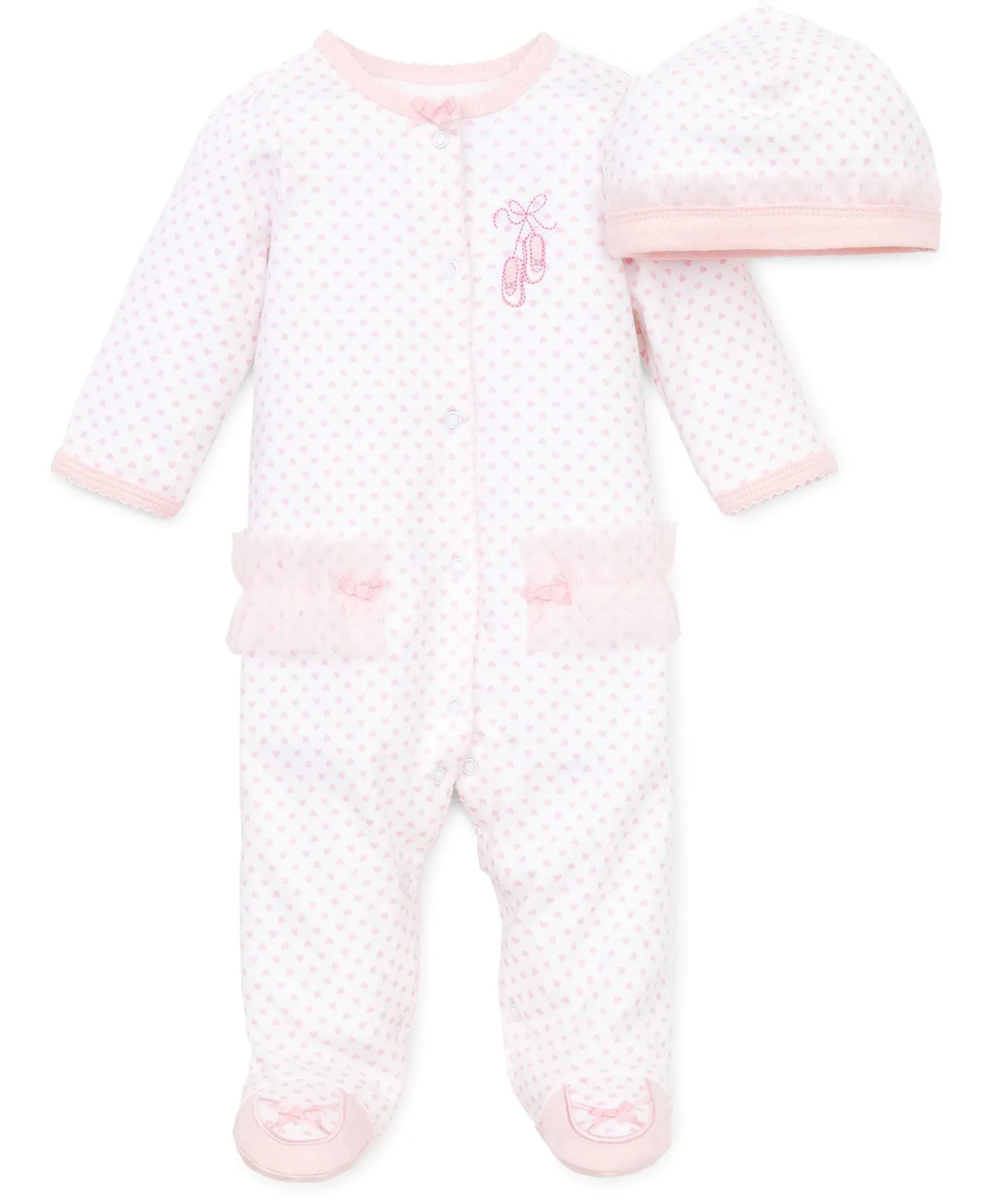 Little Me Girls' Baby Prima Ballerina Footie