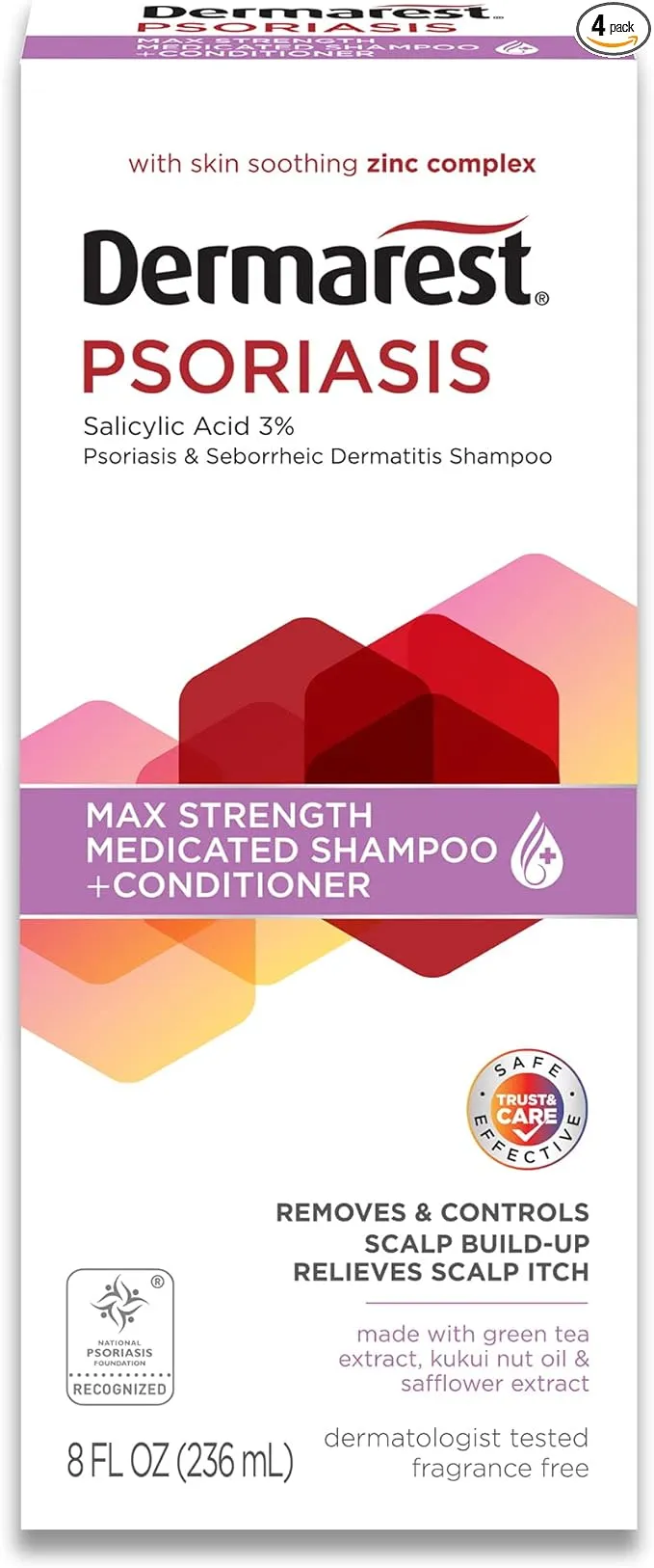 Dermarest Psoriasis Medicated Shampoo Plus Conditioner