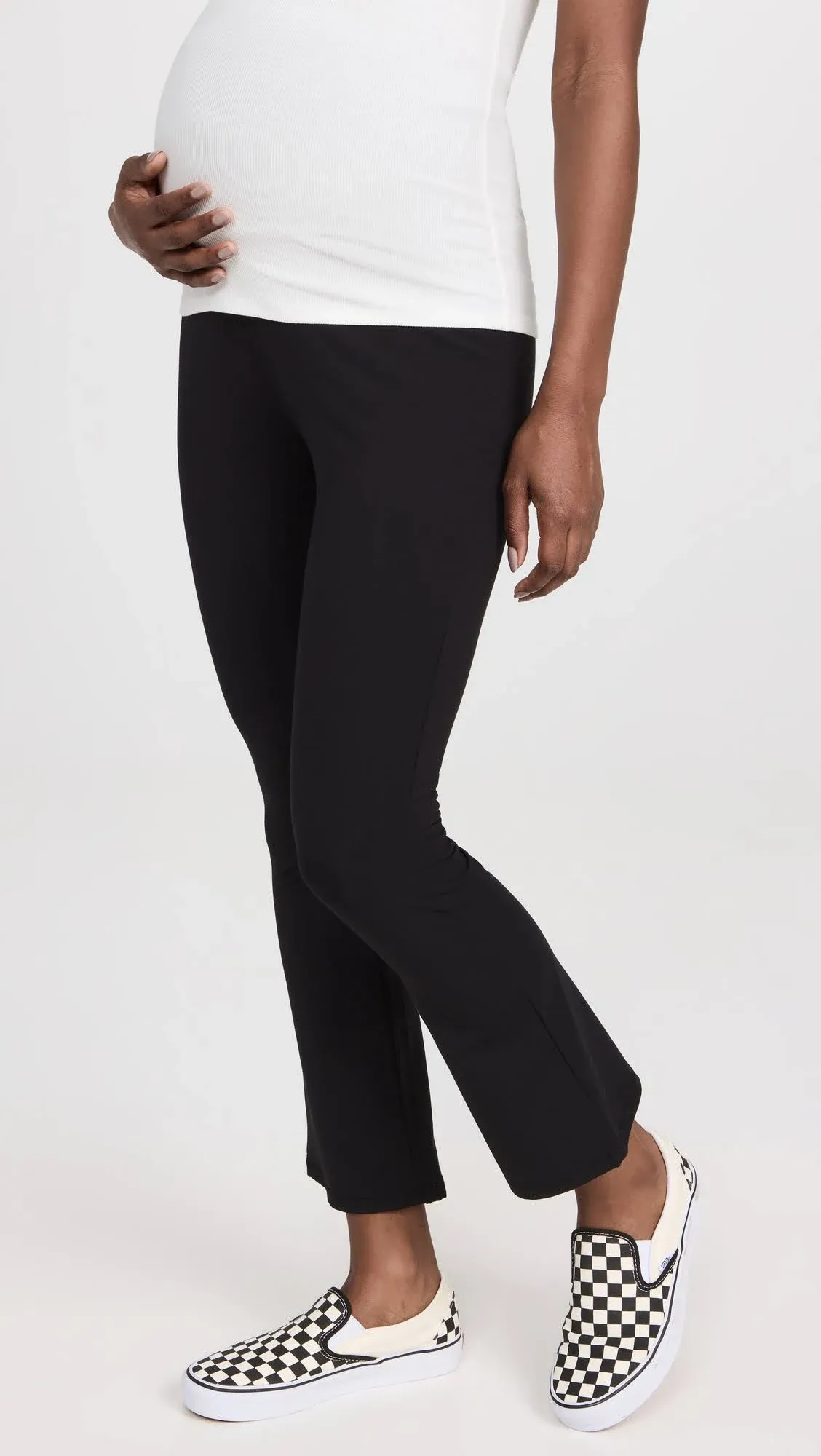 Hatch Women's The Ultimate Before During After Crop Flare Legging