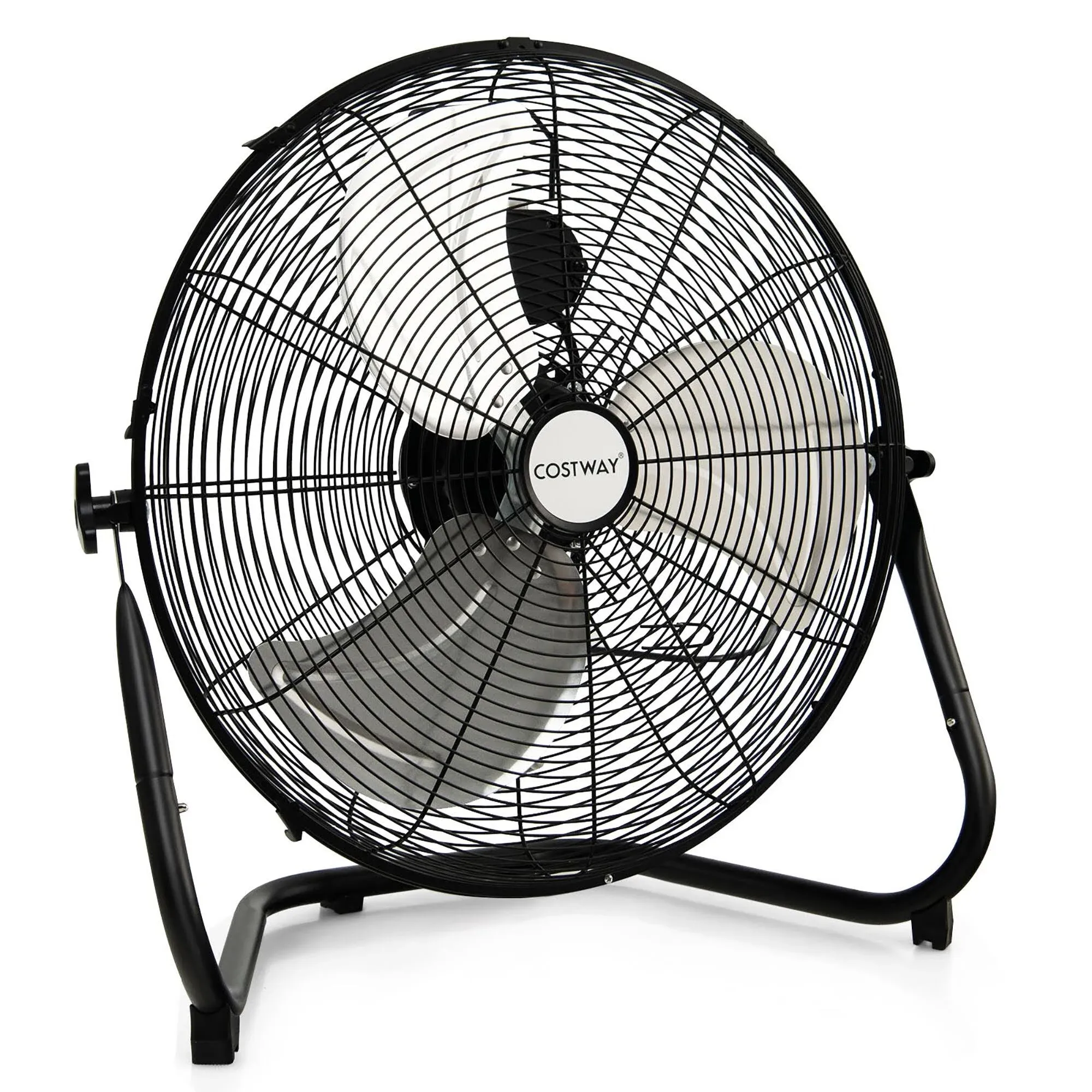 20&#034; High Velocity Floor Fan 3 Speed Industrial Fan with Adjustable Tilt Angle