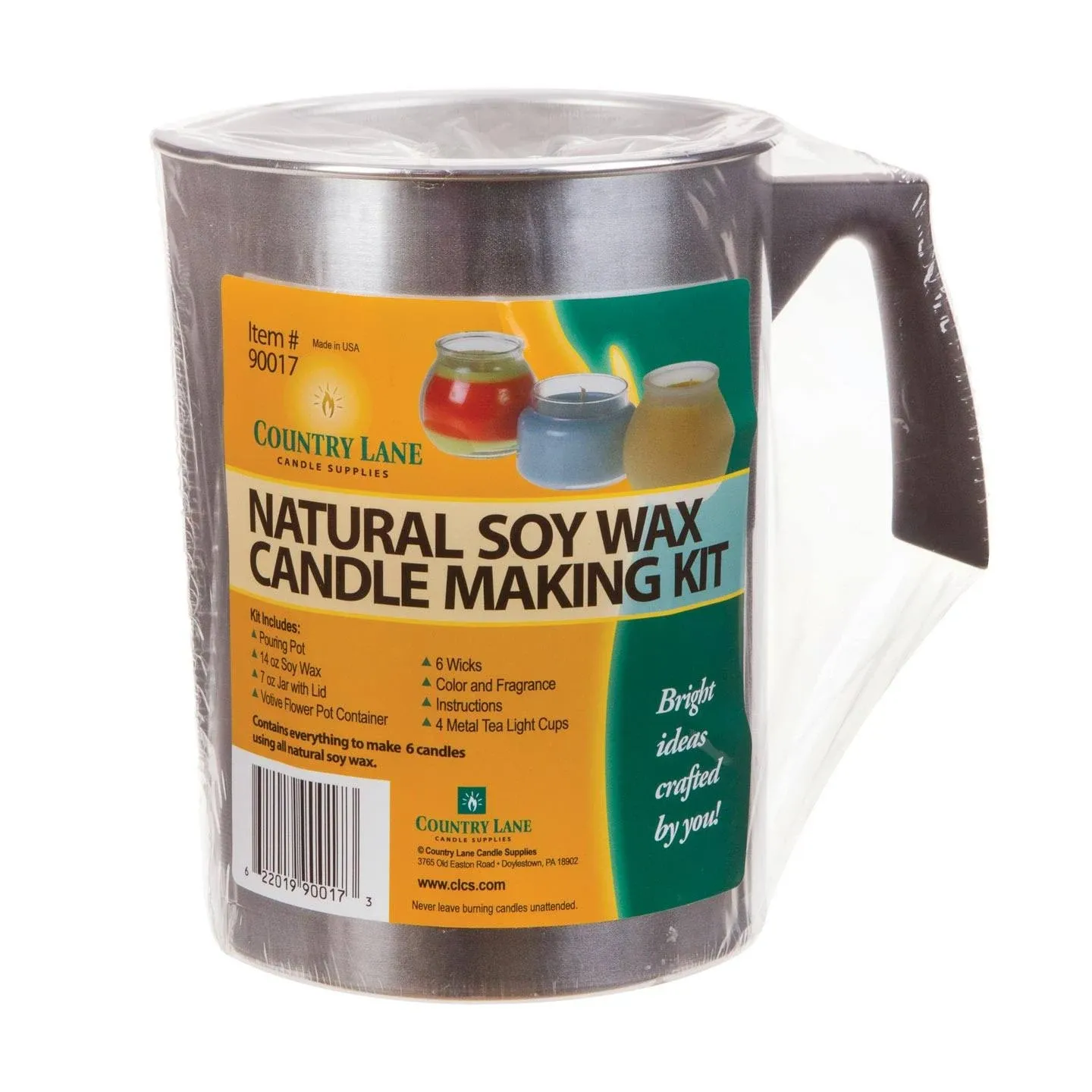 Country Lane – Natural Soy Wax Candle Making Kit – DIY – Homemade