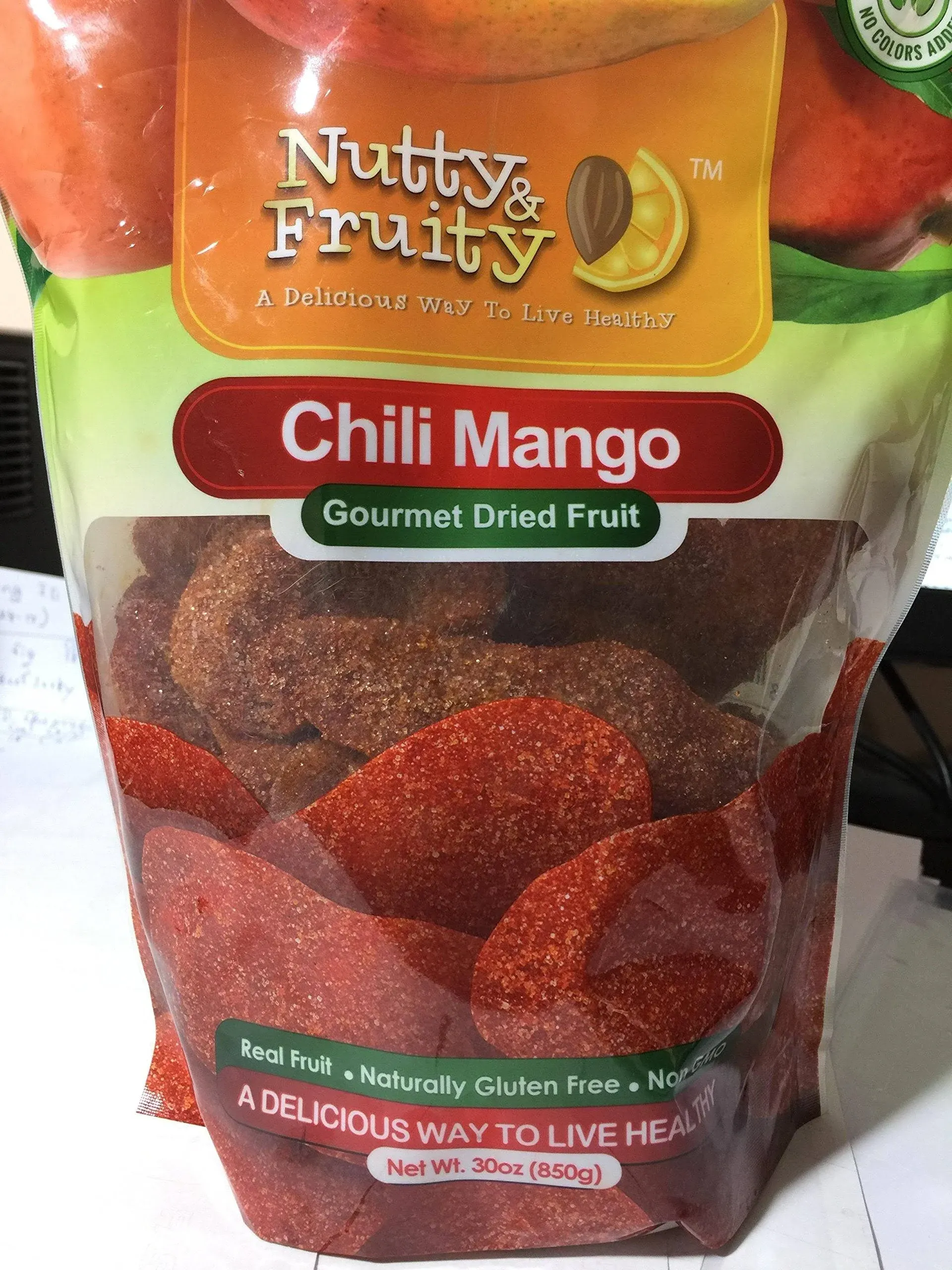 1 Nutty &amp; Fruity Chili Mango Dried Fruit 30 oz