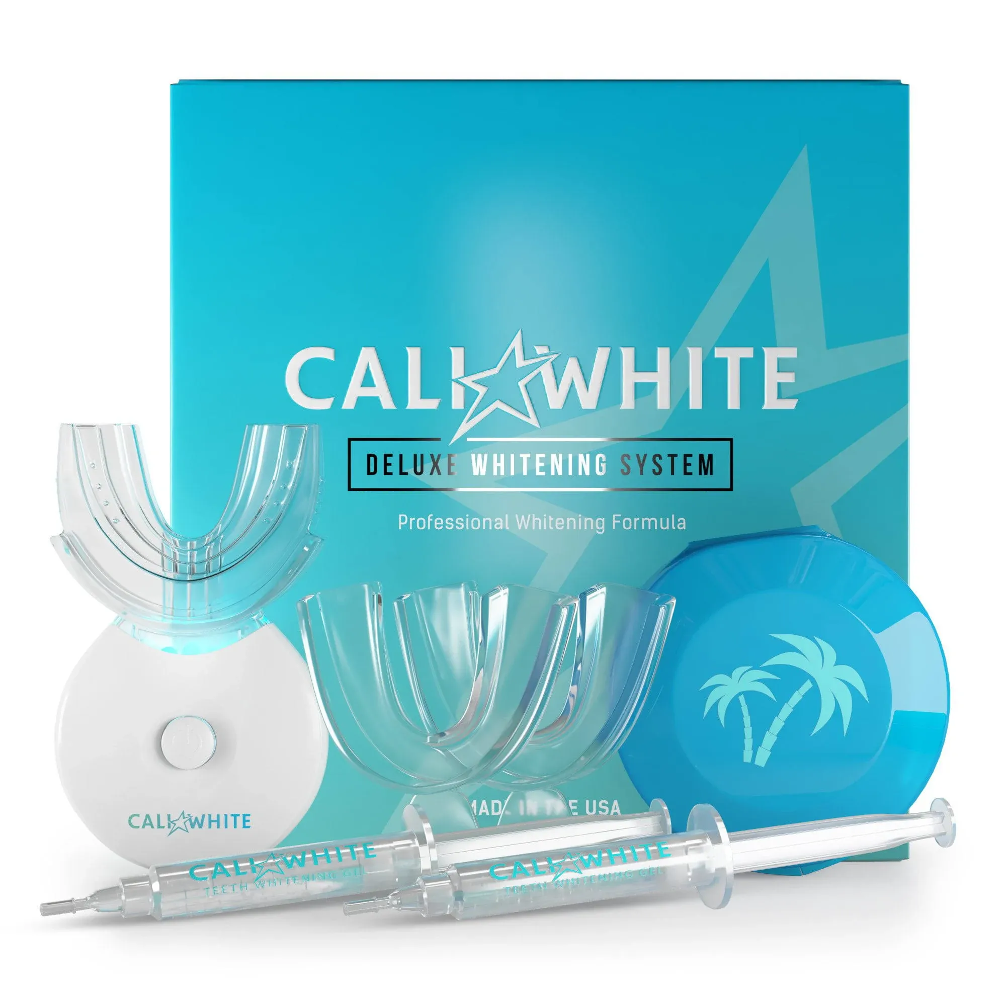 Cali White KIT02 Vegan Teeth Whitening Kit with LED Light