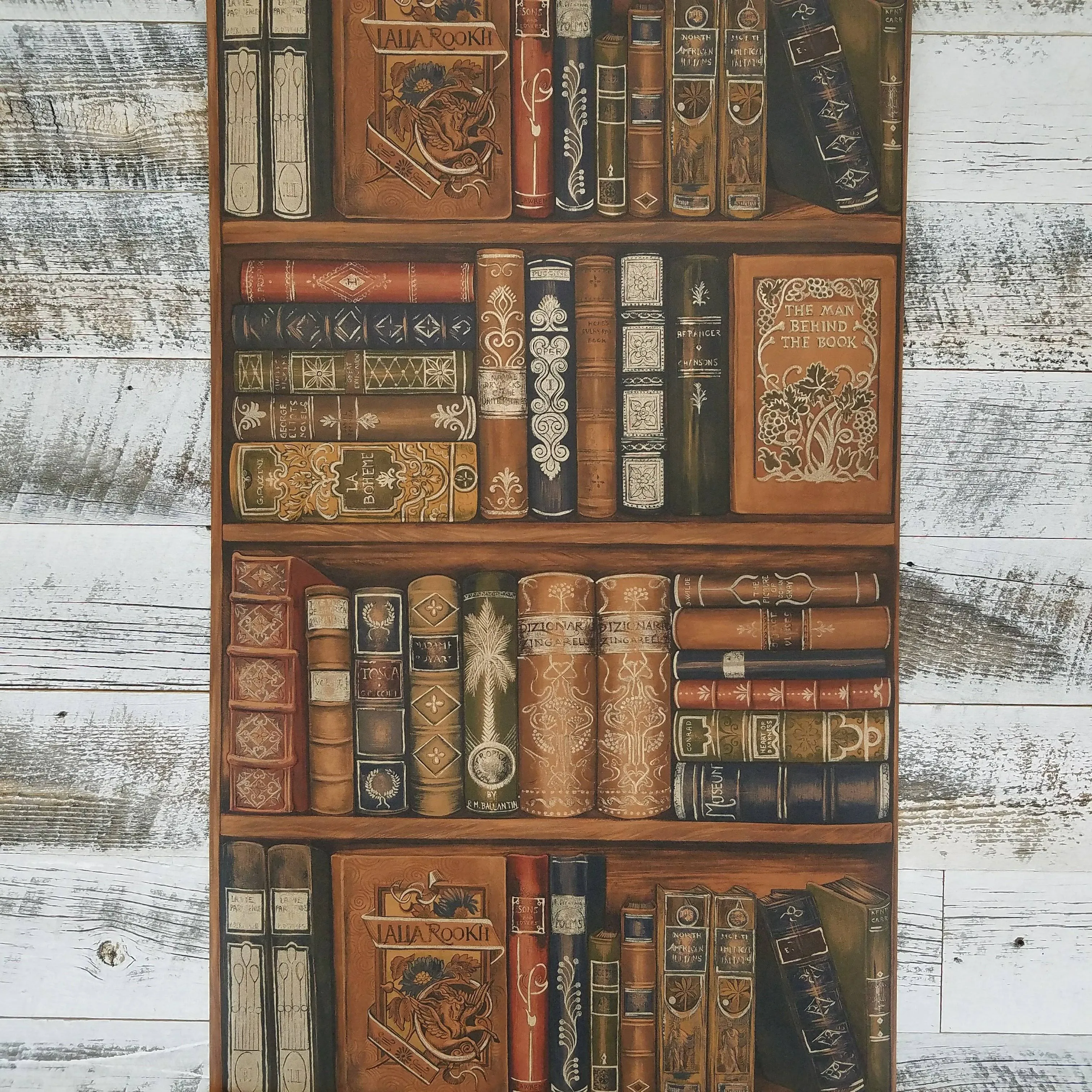 Norwall LL29570 Bookcase Wallpaper