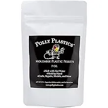 Moldable Plastic Pellets by Polly Plastics | Thermoplastic Beads | Cosplay, Projects, Repairs (7 oz)