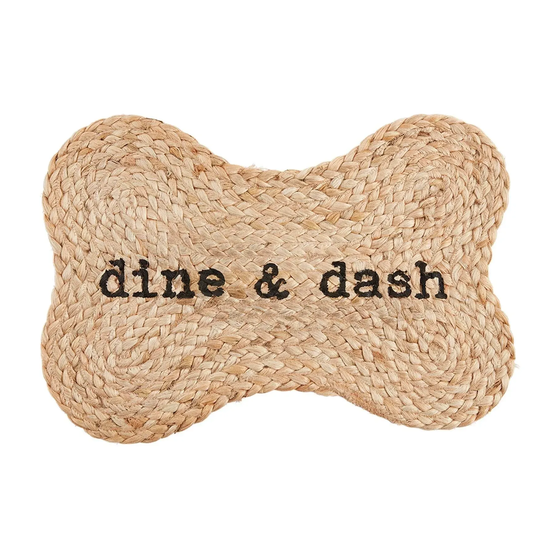 Woof Jute Dog Bowl Mat