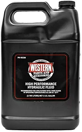 Western Genuine Original Hydraulic Fluid Snow Plow Oil 49330 Gallon Bottle