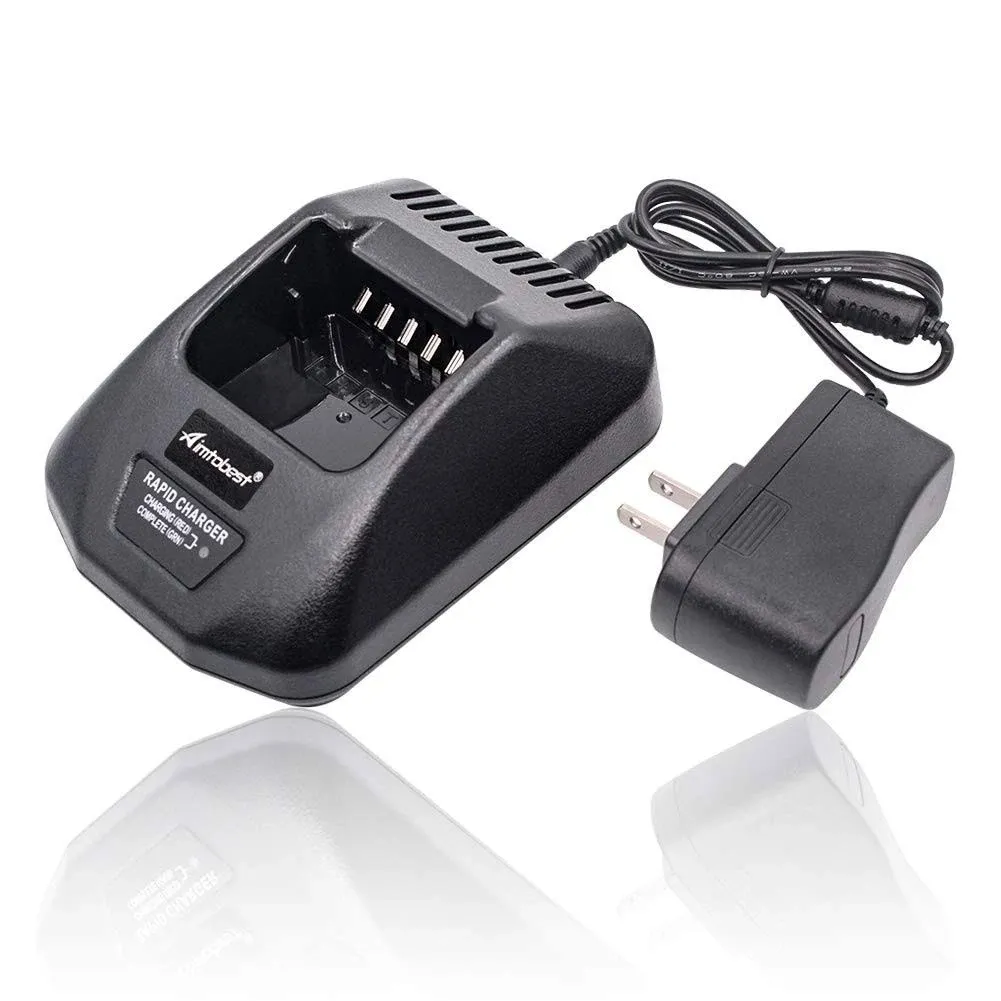 KSC-25 Charger Compatible for TK-2140 TK-3140 TK-2160 TK-3160 TK-2170 TK-3170 TK-2360 TK-3360 NX-220 NX-320 Radio KNB-57L KNB-55L KNB-35L KNB-56N KNB-26N Battery