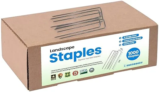 Sandbaggy 1000 Count 6" Landscape Staples