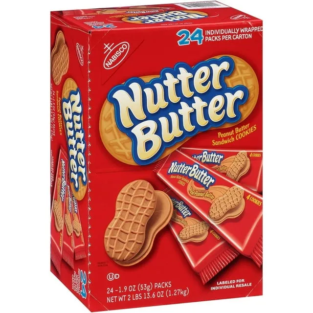 Nutter Butter Nutterbutter Cookies-3 oz.-12/Case