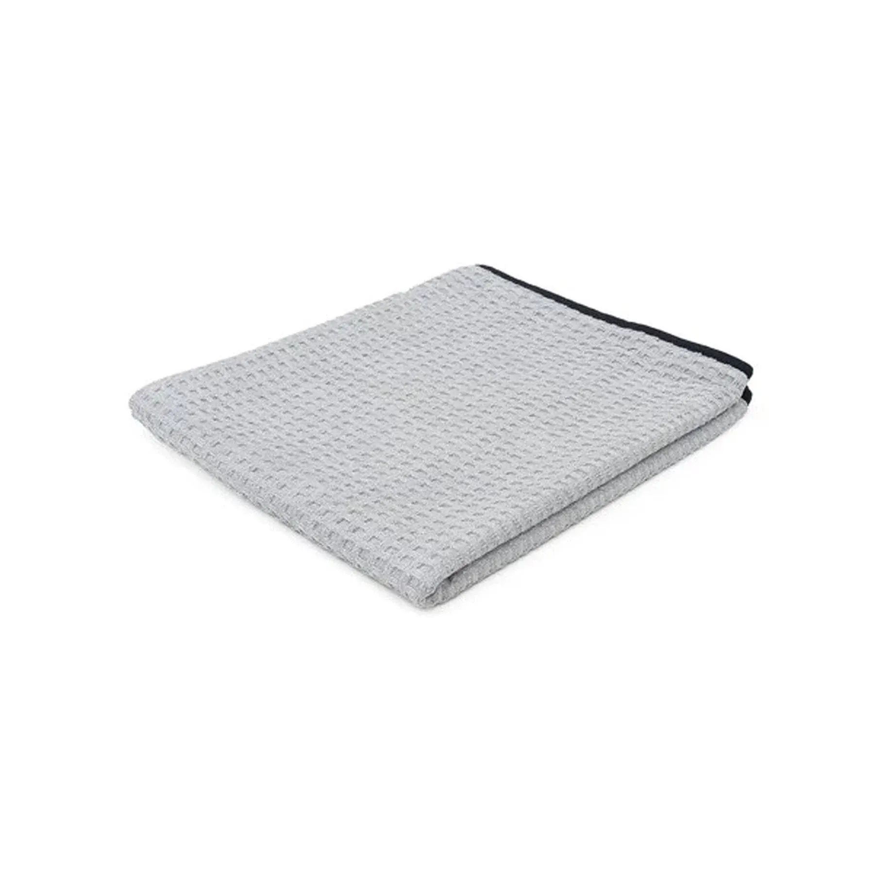 The Rag Company - The Big One - Waffle-Weave Microfiber Drying Towel; Super Absorbent for Car Washes, Detailing, and More; Buttersoft Suede Edges; Scratch-Free, 450GSM, 25in x 40in, Grey