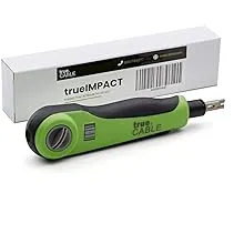 Impact Punch Down Tool With Blade for 110 IDC, Keystone Jacks and Patch Panels, trueIMPACT