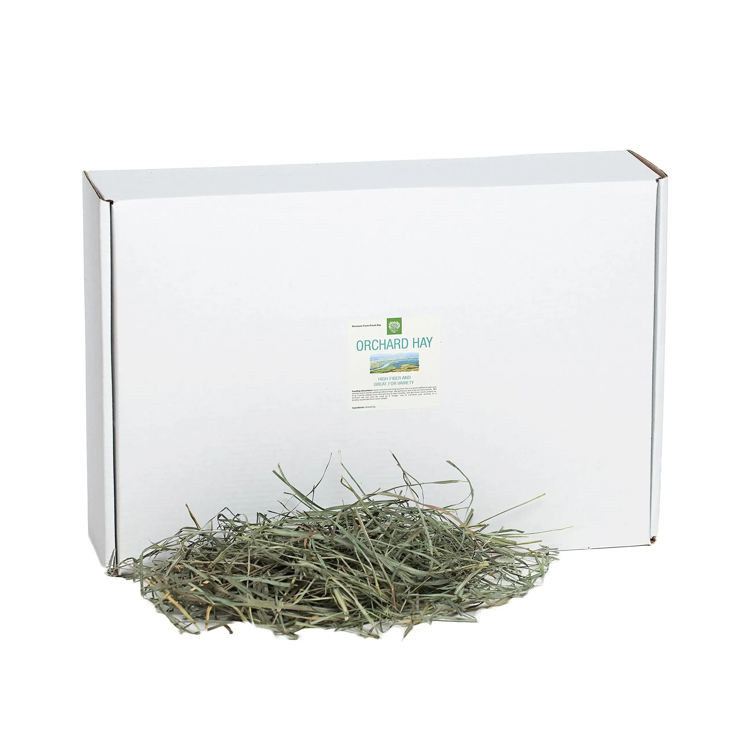 Small Pet Select Orchard Grass Hay Pet Food for Rabbits, Guinea Pigs, Chinchillas and Other Small Animals, Premium Natural Hay Grown in The US, 10 LB