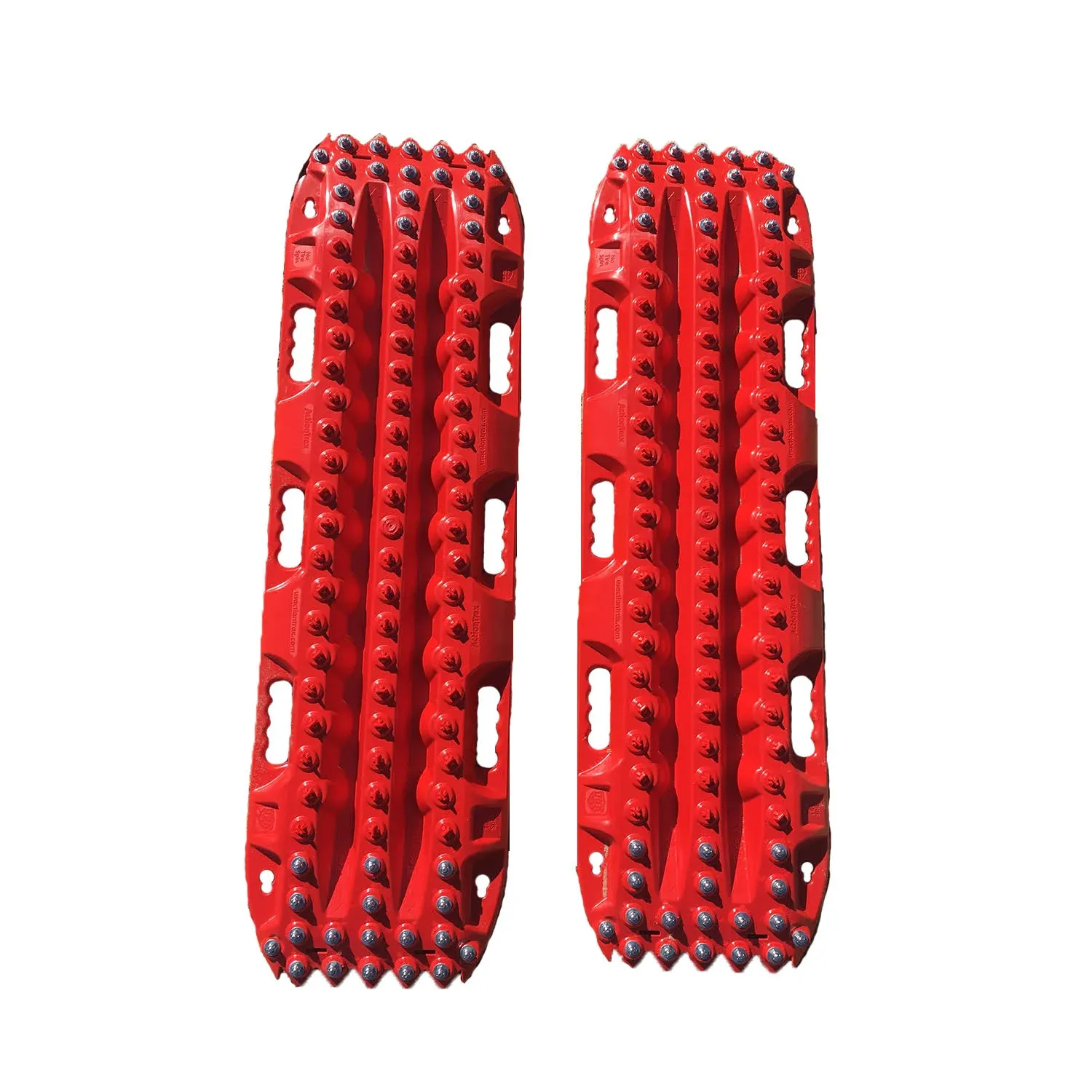 ActionTrax - Vehicle Recovery Boards Red w/Metal Studs