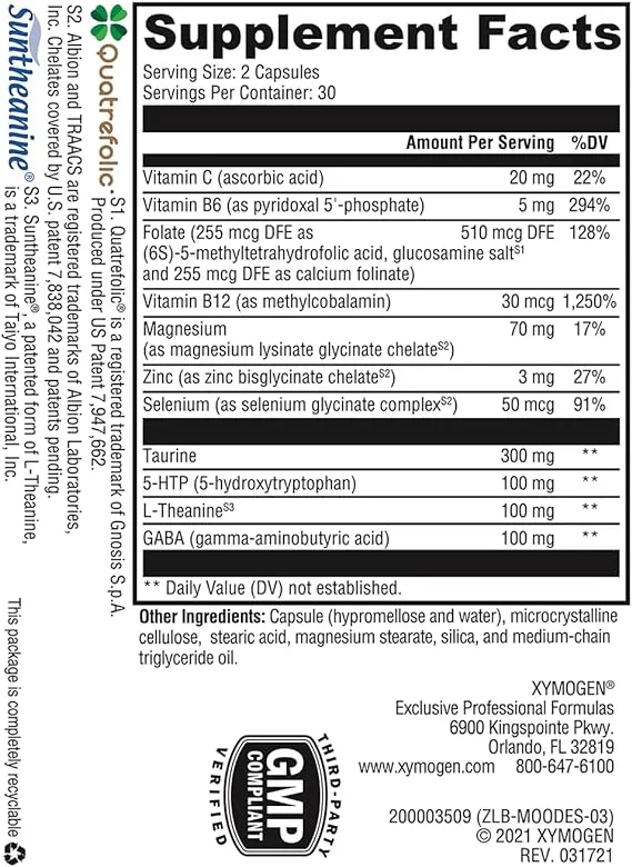 XYMOGEN MedCaps is - Herbal + Nutrient Support for Metabolic Health - Includes Chromium, Biotin, Niacin, Thiamin, Vanadium, Fenugreek Extract, Bitter Gourd Extract, Gymnema 5:1 Extract (60 Capsules)