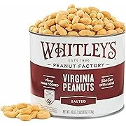 Whitleys Salted Virginia Peanuts Super Extra Large 'Home Cooked' Virginia Peanuts (40 Ounce Tin)