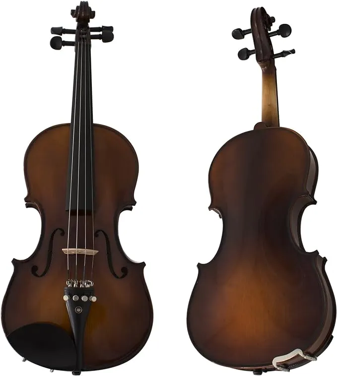 Cecilio 4/4CVN-EAV+SR 4/4 Full Size Violin, Varnish-Antique