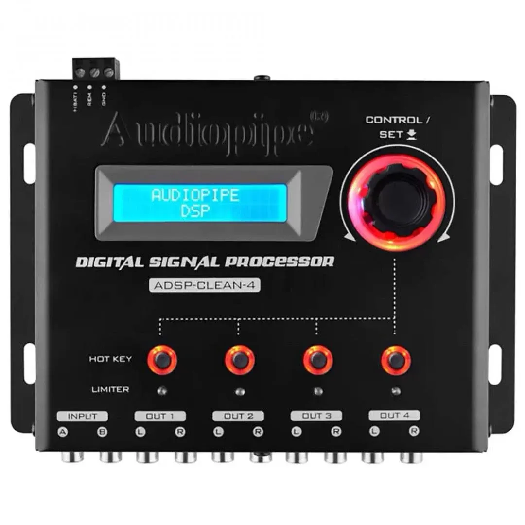 Digital 1 in / 4 out Signal Processor Audiopipe ADSP-CLEAN-4