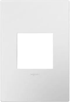 Legrand Adorne AWP1G2WH6 1 Gang Wall Plate 6 Pack Glossy White