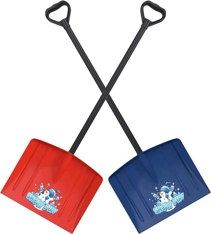 Kids Snow Shovel 36&#034; Tall (2 Pack) - Kids Shovel, Winter Shovel, Snow Shovels 