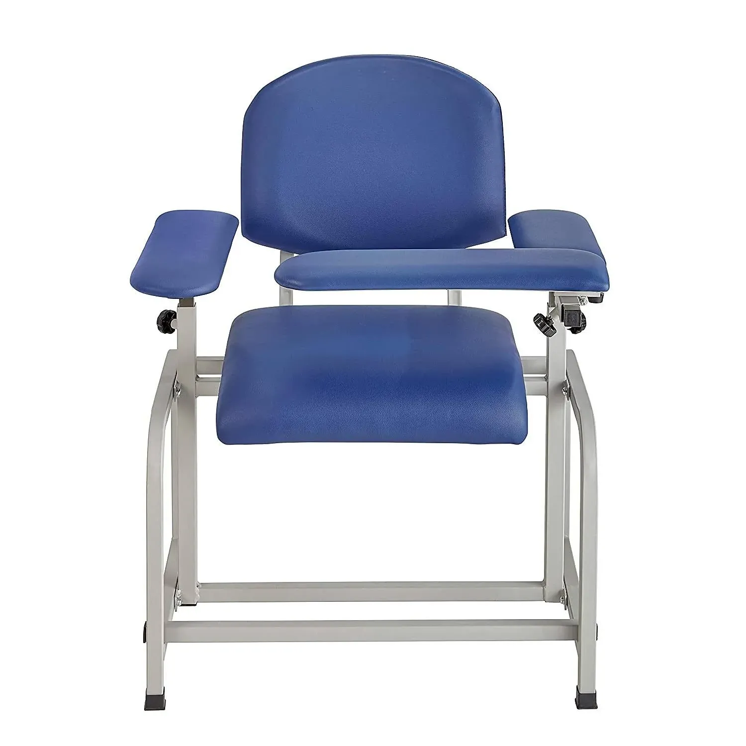 Blood Drawing Chair, padded, phlebotomy, fully upholstered, blue