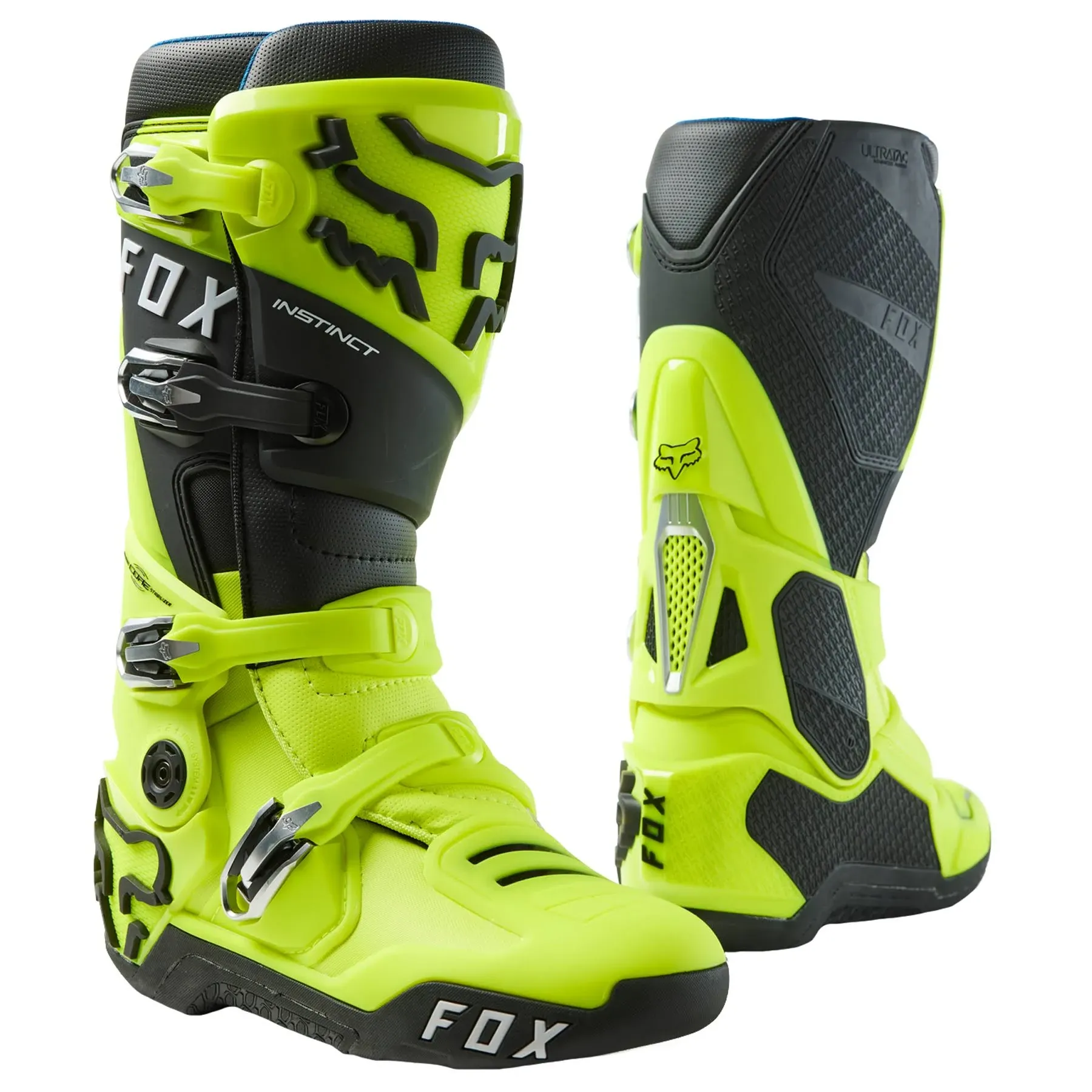 Fox Racing Instinct Offroad Boots Flo Yellow