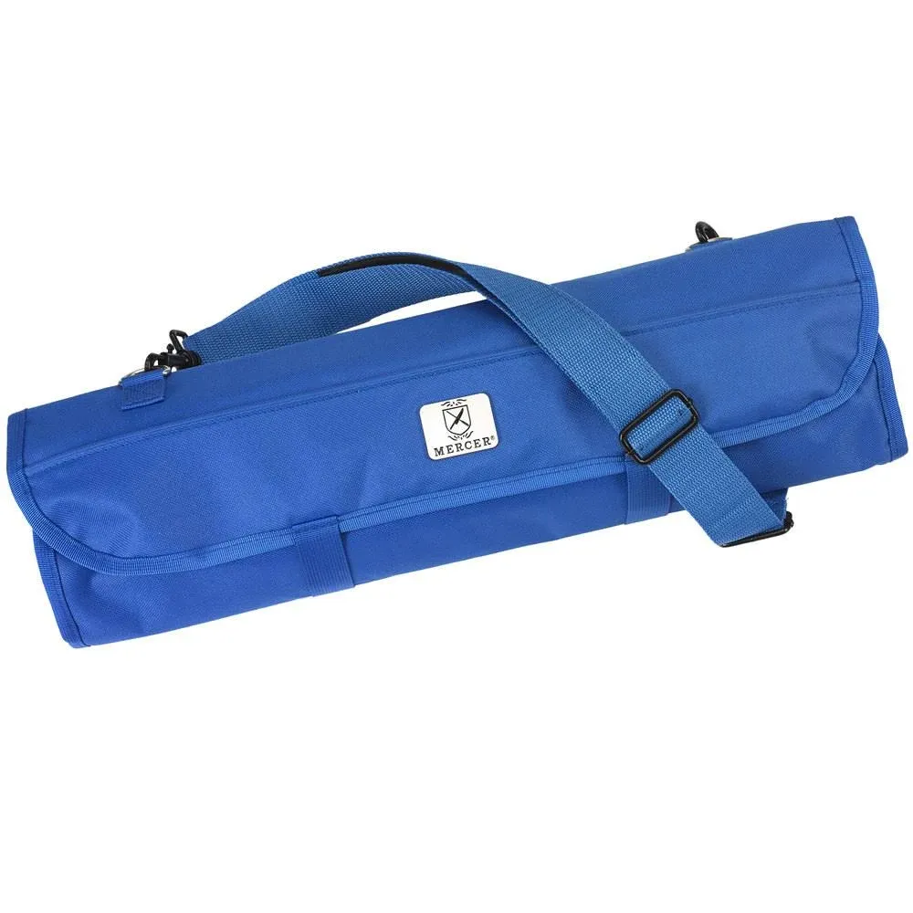 Mercer Culinary M30007BL Blue 8 Pocket Knife Roll