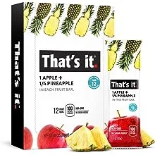 That&#039;s it. Apple + Pineapple 100% Natural Real Fruit Bar (12 Pack)