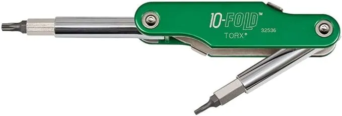 Klein Tools 32536 10-Fold Screwdriver / Nut Driver, TORX