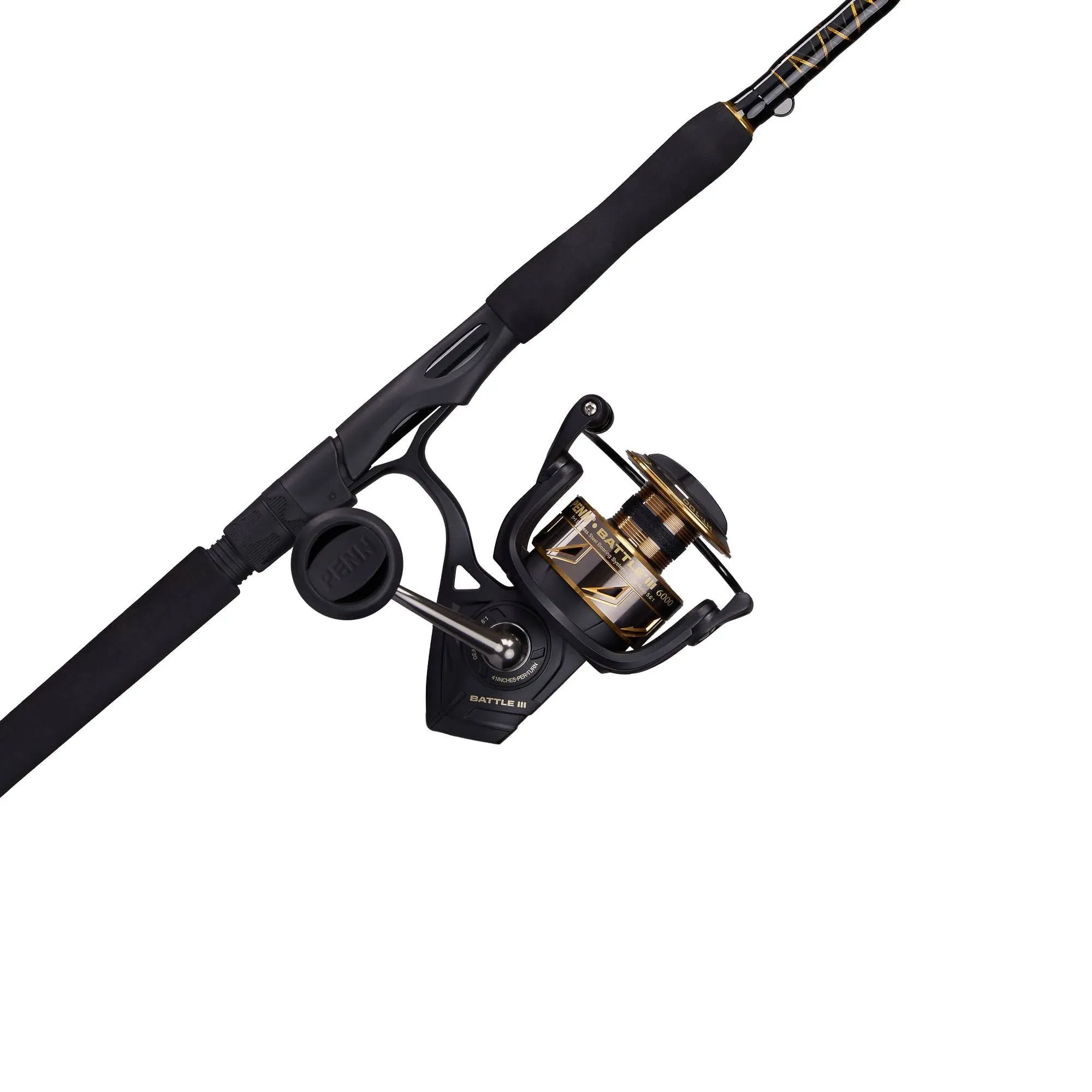 PENN 8’ Battle III Fishing Rod and Reel Spinning Combo