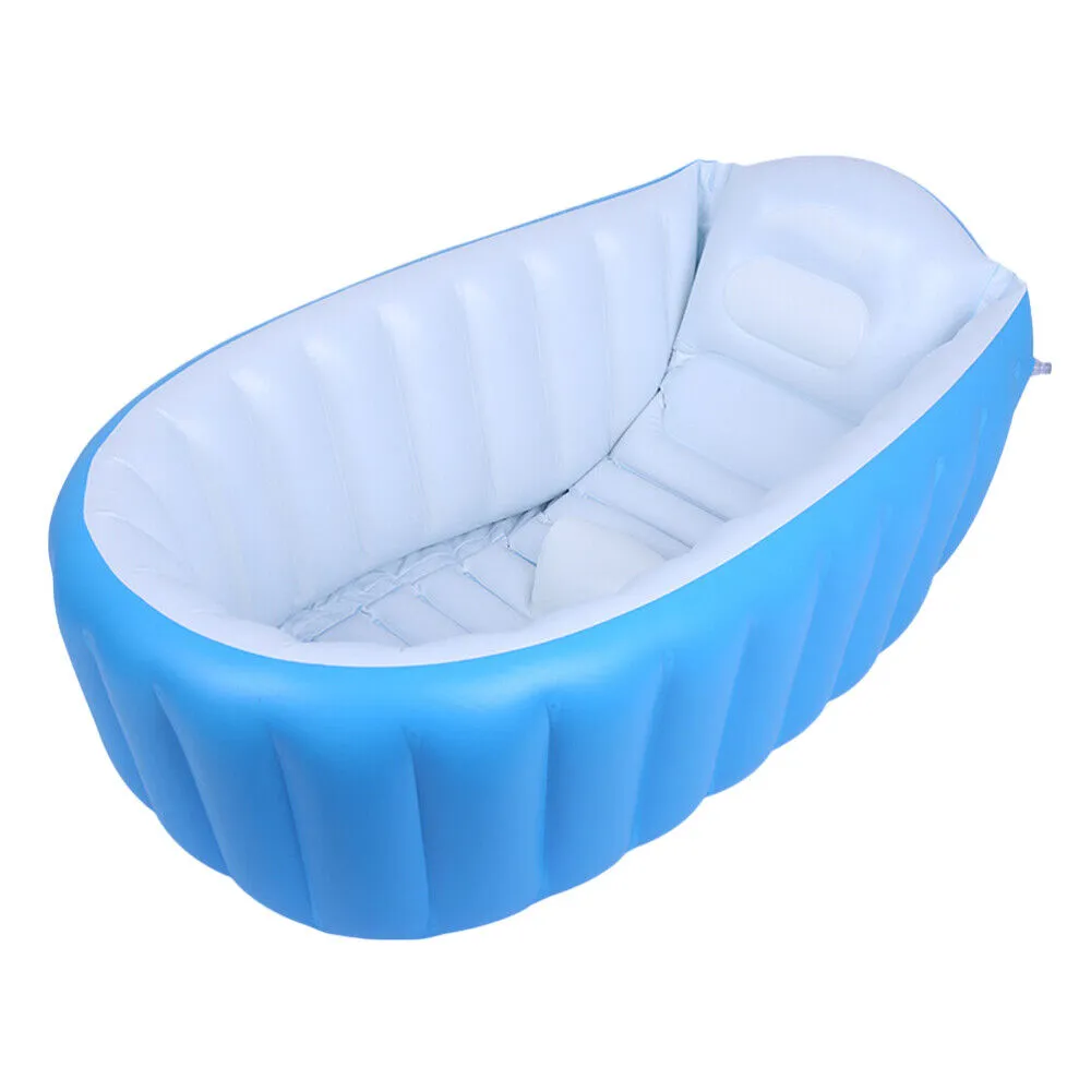 Toddler Thick Foldable Shower Basin Air Bathtub Foldable Air Bathing