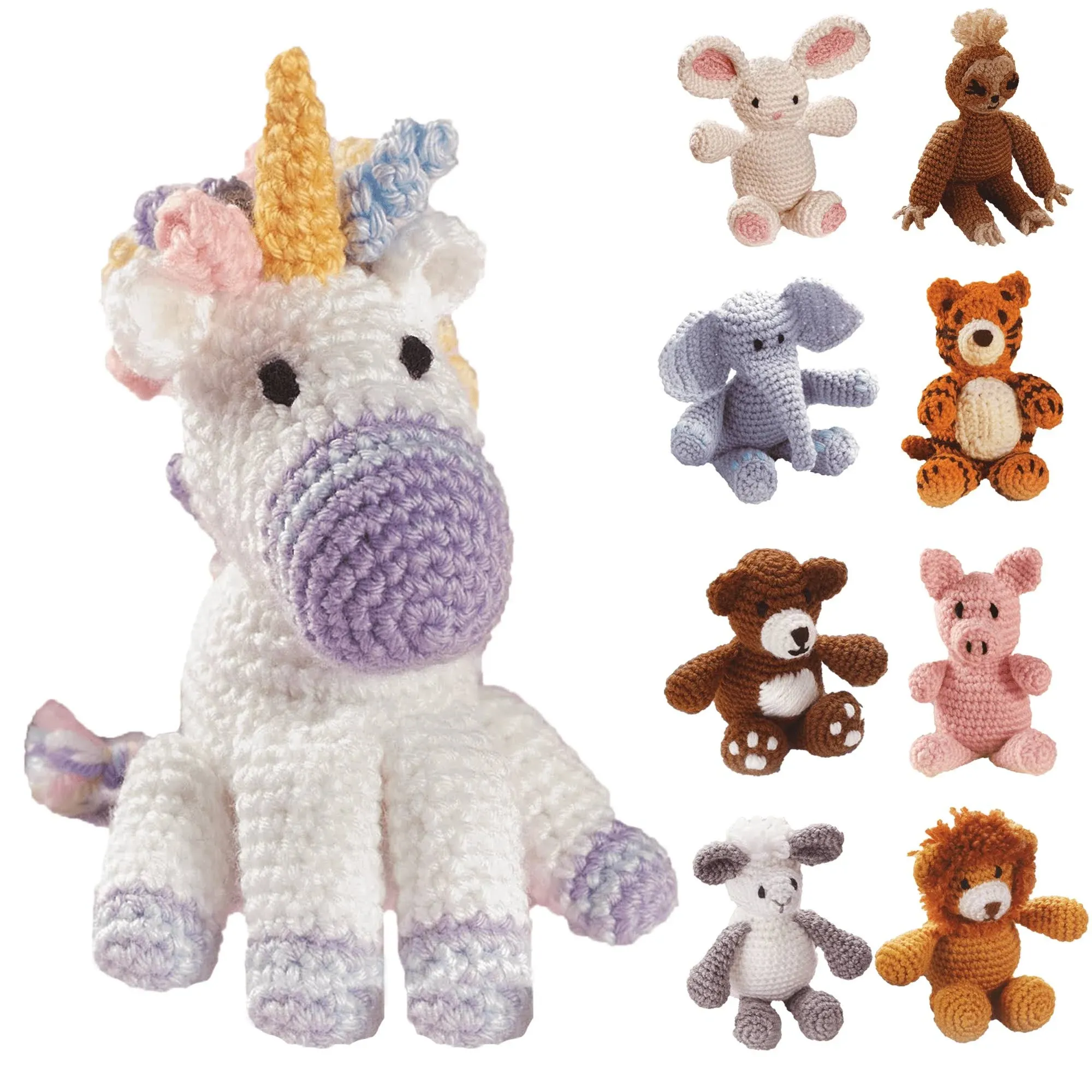 Leisure Arts Crochet Friend Kit Unicorn